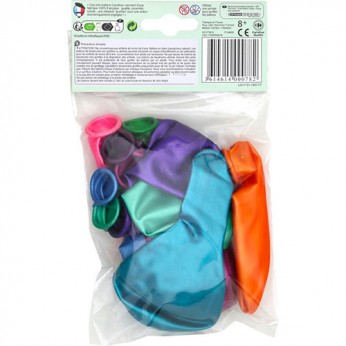 12 ballons métalliques multicolores_carrefour_traiteur
