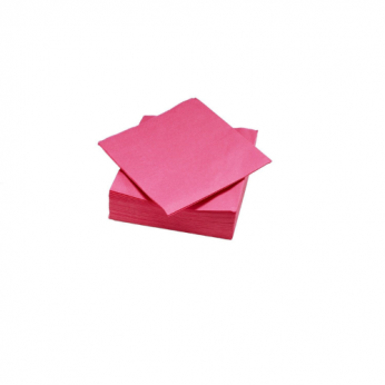 50 serviettes 3 plis fuchsia - 25cm
