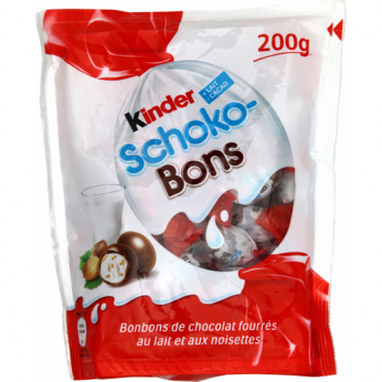 Bonbons chocolat lait/noisettes Kinder Schoko-Bons