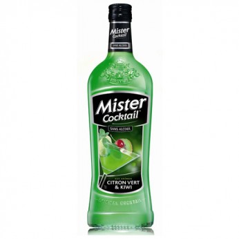 Cocktail sans alcool citron vert et kiwi Mister Cocktail