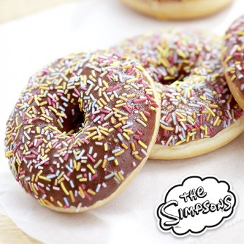 4 donuts Simpson chocolat