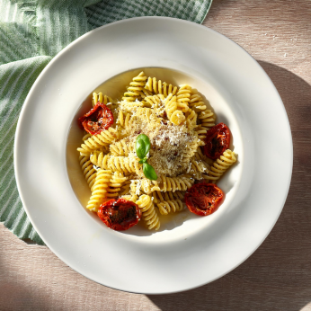 Pâtes fusillioni au pesto