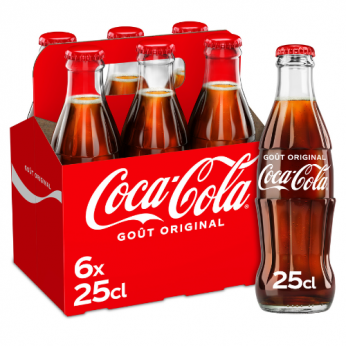 Soda Coca Cola (25cl x 6 verre)