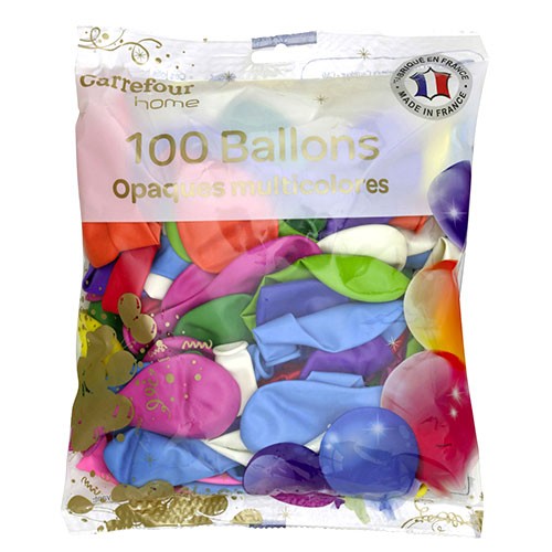 100 Ballons multicolores