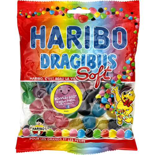 Bonbons Dragibus Soft Haribo - Bonbons et friandises - Petit déjeuner &  goûter - Notre carte