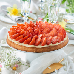 Tarte aux fraises - 6 parts