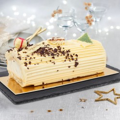 Bûche crème au beurre vanille - 8/ 10 parts