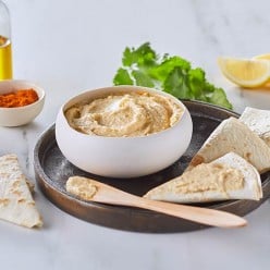 Houmous au yaourt grec - pois chiches et citron vert