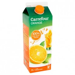 Jus d'orange 100% pur fruit pressé Carrefour