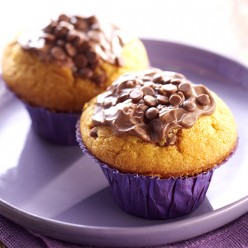 2 muffins au chocolat Milka