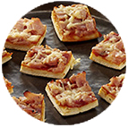 Pizzas jambon fromage - 30 toasts (450g)