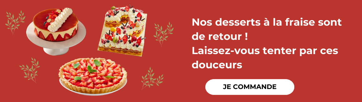 Desserts à la fraise