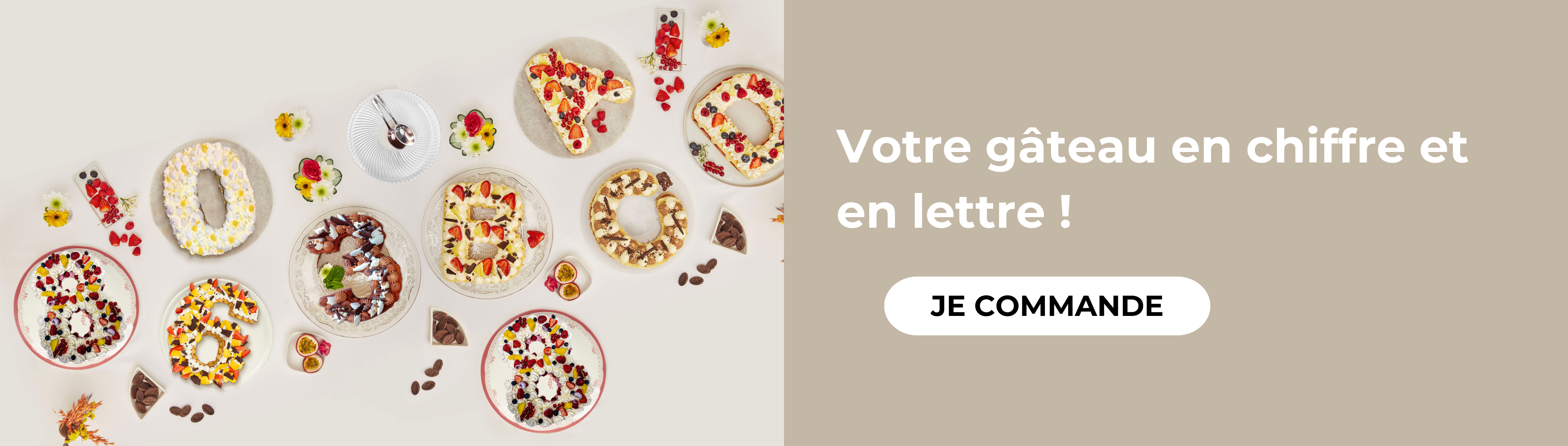 Number et Letter cakes