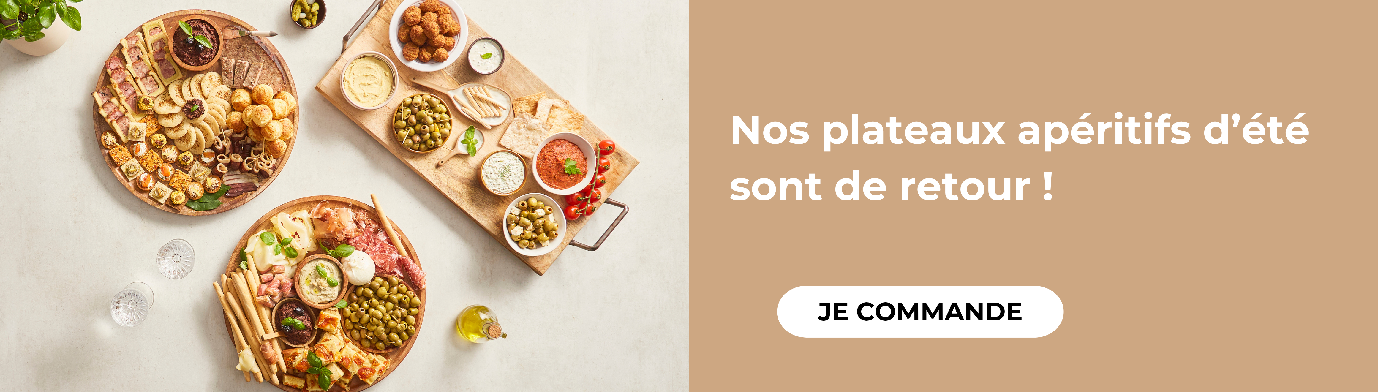Plateaux apéritifs d'été